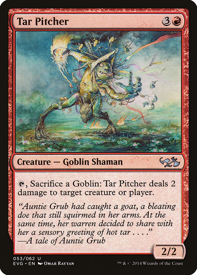 Tar Pitcher (Elves vs. Goblins) [Duel Decks Anthology] | Jomio and Rueliete's Cards and Comics