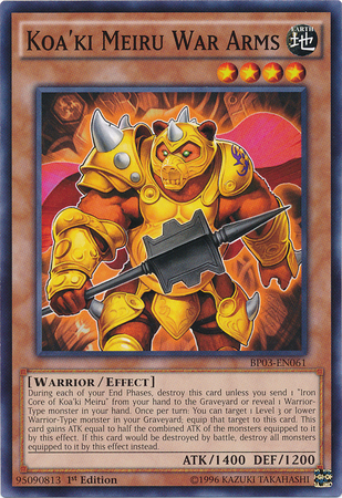 Koa'ki Meiru War Arms [BP03-EN061] Common | Jomio and Rueliete's Cards and Comics