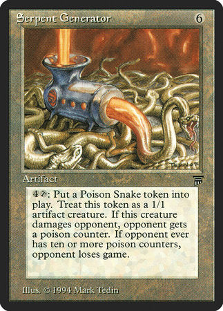 Serpent Generator [Legends] | Jomio and Rueliete's Cards and Comics