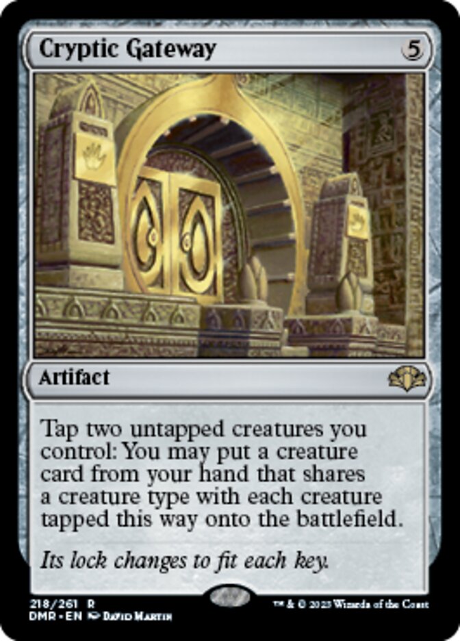 Cryptic Gateway [Dominaria Remastered] | Jomio and Rueliete's Cards and Comics