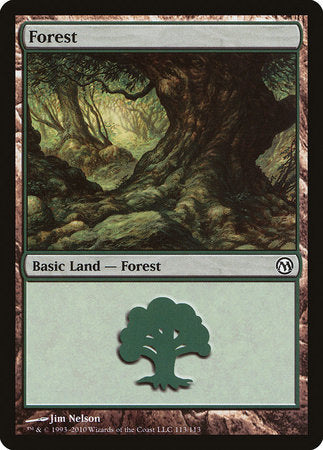 Forest (113) [Duels of the Planeswalkers] | Jomio and Rueliete's Cards and Comics
