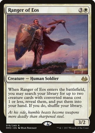 Ranger of Eos [Modern Masters 2017] | Jomio and Rueliete's Cards and Comics
