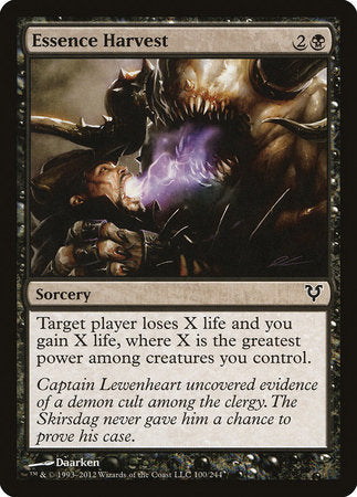 Essence Harvest [Avacyn Restored] | Jomio and Rueliete's Cards and Comics