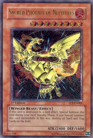 Sacred Phoenix of Nephthys (UTR) [FET-EN005] Ultimate Rare | Jomio and Rueliete's Cards and Comics