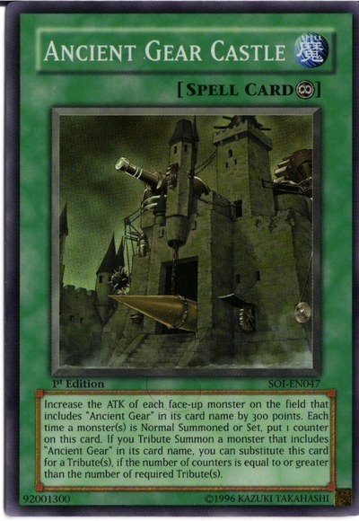 Ancient Gear Castle [SOI-EN047] Super Rare | Jomio and Rueliete's Cards and Comics