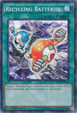 Recycling Batteries (Shatterfoil) [BP03-EN158] Common | Jomio and Rueliete's Cards and Comics