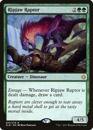 Ripjaw Raptor [Ixalan] | Jomio and Rueliete's Cards and Comics