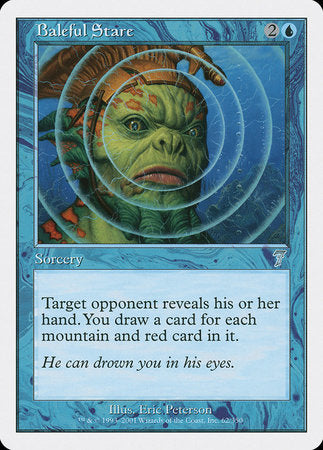 Baleful Stare [Seventh Edition] | Jomio and Rueliete's Cards and Comics