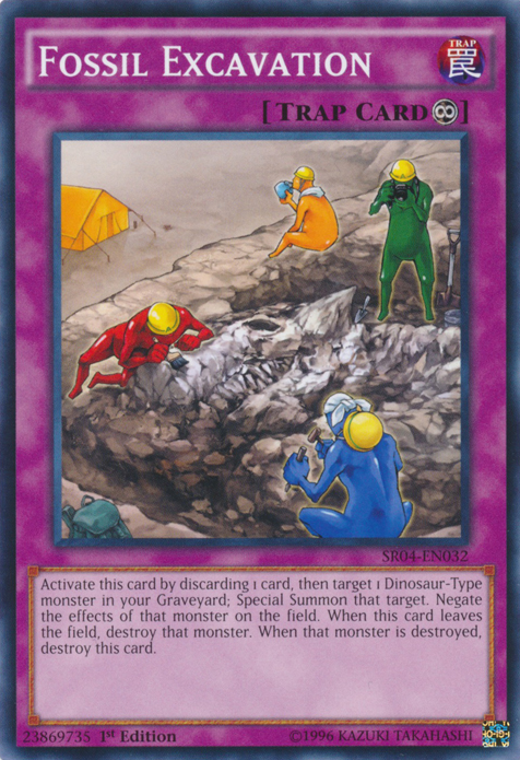 Fossil Excavation [SR04-EN032] Common | Jomio and Rueliete's Cards and Comics