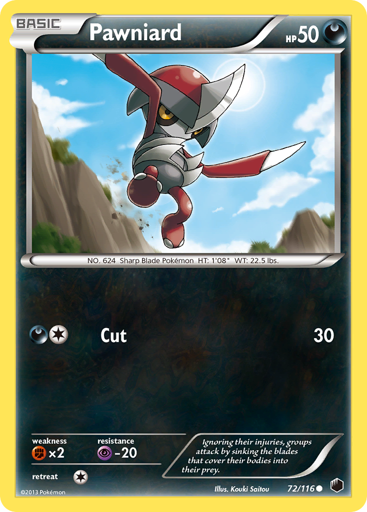Pawniard (72/116) [Black & White: Plasma Freeze] | Jomio and Rueliete's Cards and Comics