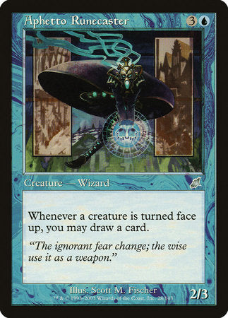 Aphetto Runecaster [Scourge] | Jomio and Rueliete's Cards and Comics