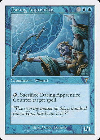 Daring Apprentice [Seventh Edition] | Jomio and Rueliete's Cards and Comics