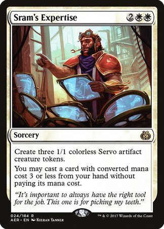 Sram's Expertise [Aether Revolt] | Jomio and Rueliete's Cards and Comics