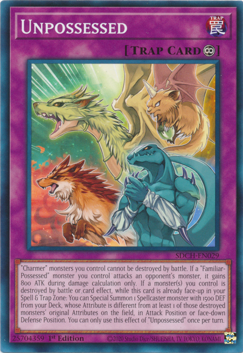Unpossessed [SDCH-EN029] Common | Jomio and Rueliete's Cards and Comics