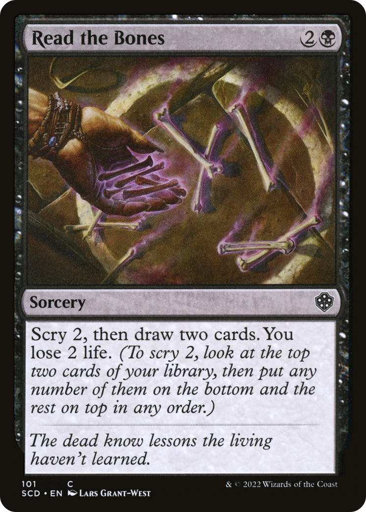 Read the Bones [Starter Commander Decks] | Jomio and Rueliete's Cards and Comics