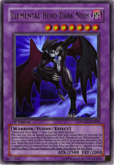 Elemental Hero Dark Neos [POTD-EN033] Ultra Rare | Jomio and Rueliete's Cards and Comics