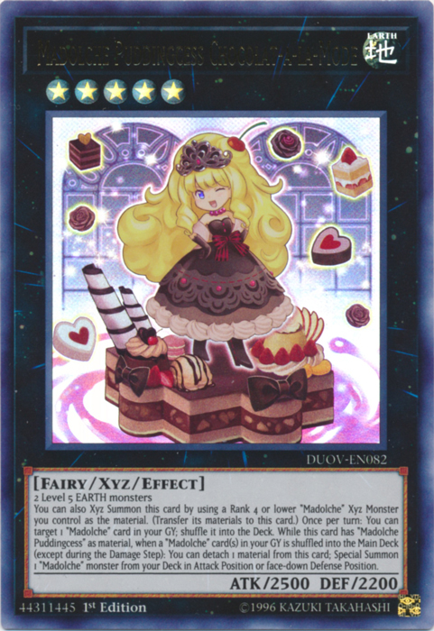 Madolche Puddingcess Chocolat-a-la-Mode [DUOV-EN082] Ultra Rare | Jomio and Rueliete's Cards and Comics