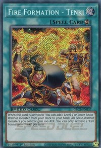 Fire Formation - Tenki (Secret) [SBCB-EN057] Secret Rare | Jomio and Rueliete's Cards and Comics