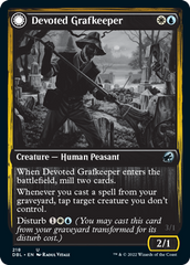 Devoted Grafkeeper // Departed Soulkeeper [Innistrad: Double Feature] | Jomio and Rueliete's Cards and Comics