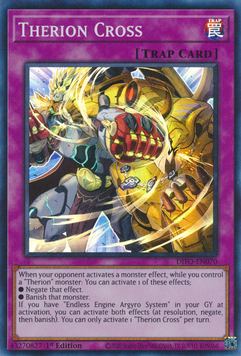 Therion Cross [DIFO-EN070] Super Rare | Jomio and Rueliete's Cards and Comics