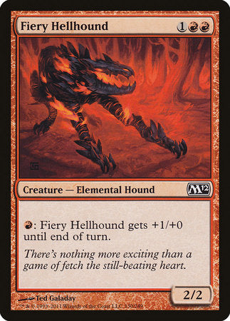 Fiery Hellhound [Magic 2012] | Jomio and Rueliete's Cards and Comics