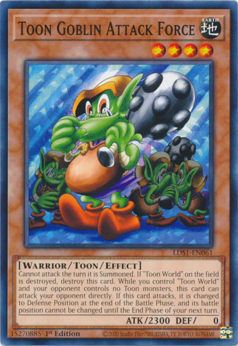 Toon Goblin Attack Force [LDS1-EN061] Common | Jomio and Rueliete's Cards and Comics