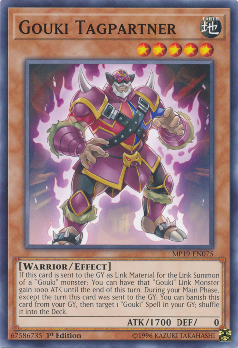 Gouki Tagpartner [MP19-EN075] Common | Jomio and Rueliete's Cards and Comics