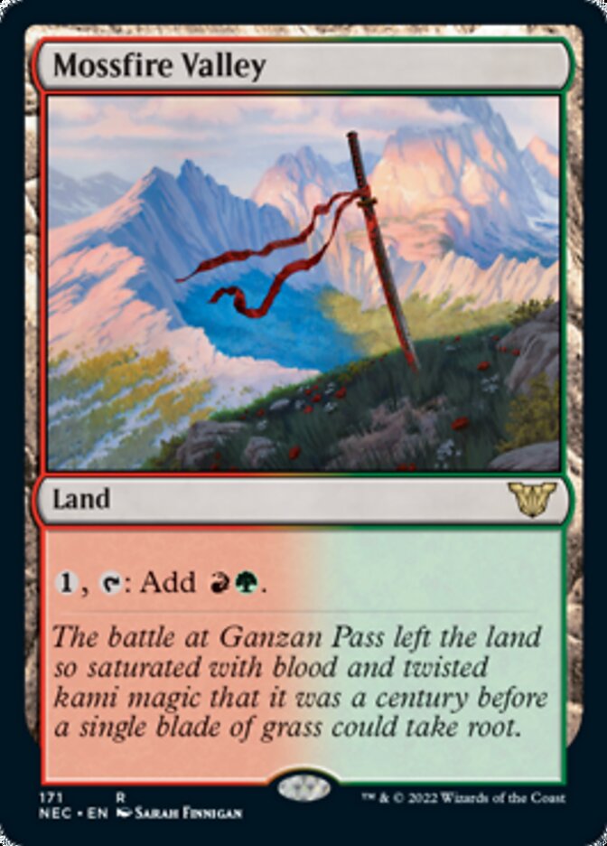 Mossfire Valley [Kamigawa: Neon Dynasty Commander] | Jomio and Rueliete's Cards and Comics
