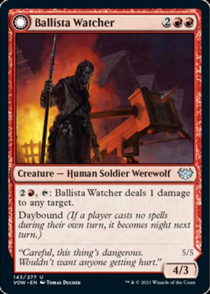 Ballista Watcher // Ballista Wielder [Innistrad: Crimson Vow] | Jomio and Rueliete's Cards and Comics