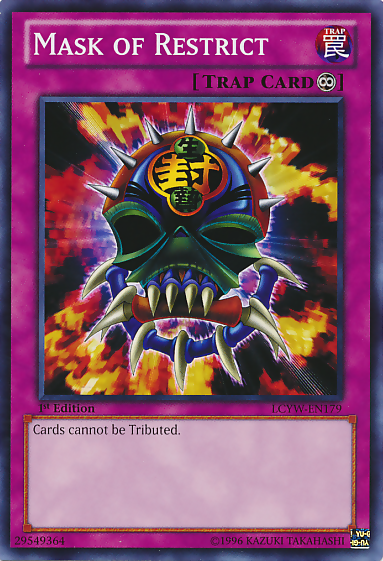 Mask of Restrict [LCYW-EN179] Common | Jomio and Rueliete's Cards and Comics