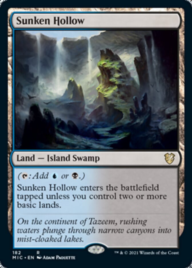 Sunken Hollow [Innistrad: Midnight Hunt Commander] | Jomio and Rueliete's Cards and Comics