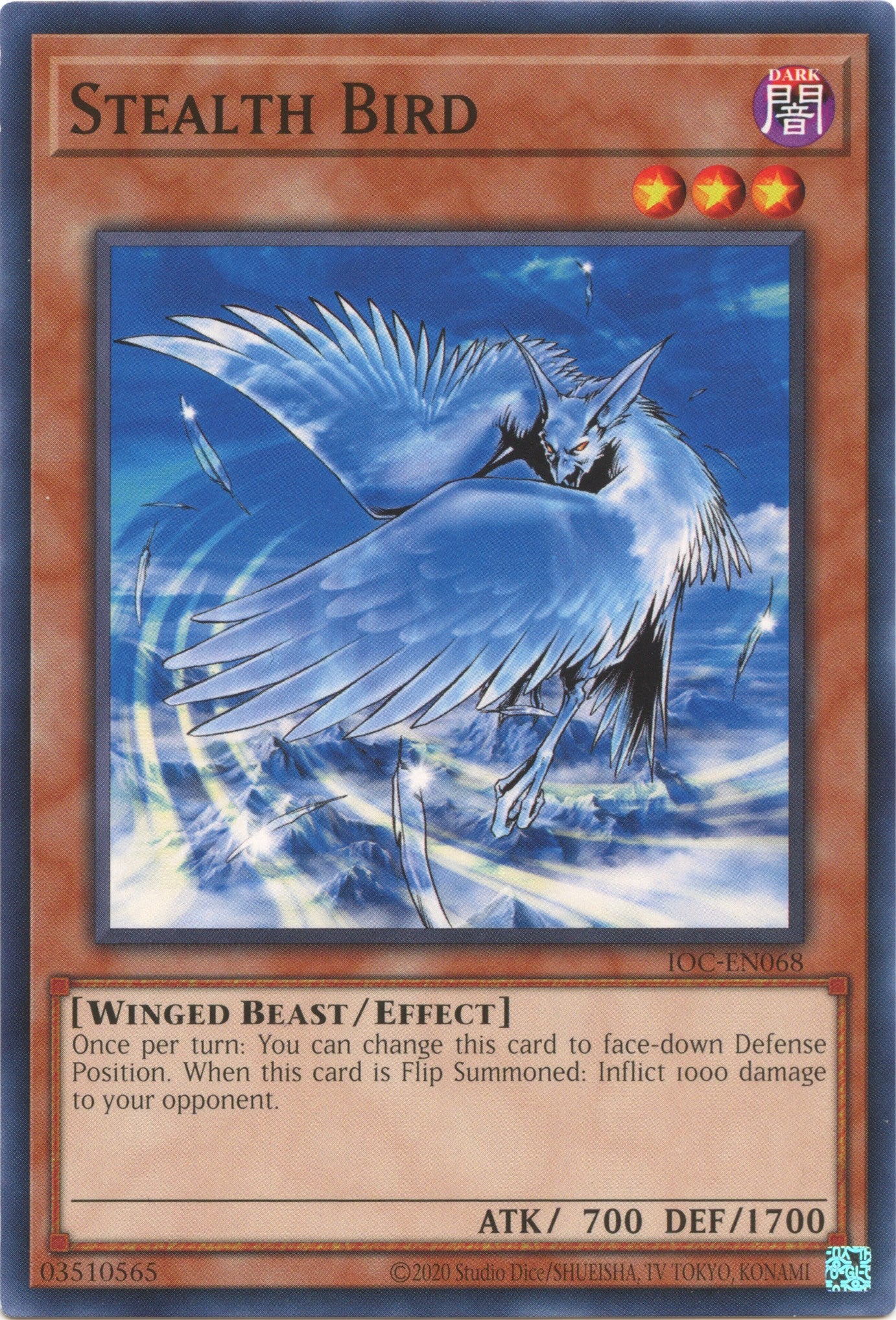 Stealth Bird (25th Anniversary) [IOC-EN068] Common | Jomio and Rueliete's Cards and Comics