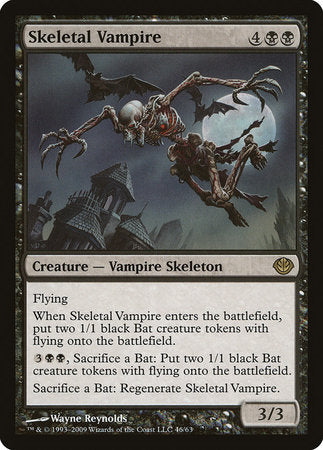 Skeletal Vampire [Duel Decks: Garruk vs. Liliana] | Jomio and Rueliete's Cards and Comics