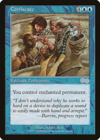 Confiscate [Urza's Saga] | Jomio and Rueliete's Cards and Comics