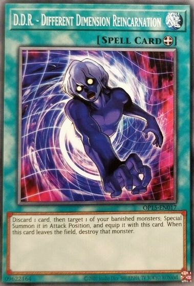 D.D.R. - Different Dimension Reincarnation [OP15-EN017] Common | Jomio and Rueliete's Cards and Comics