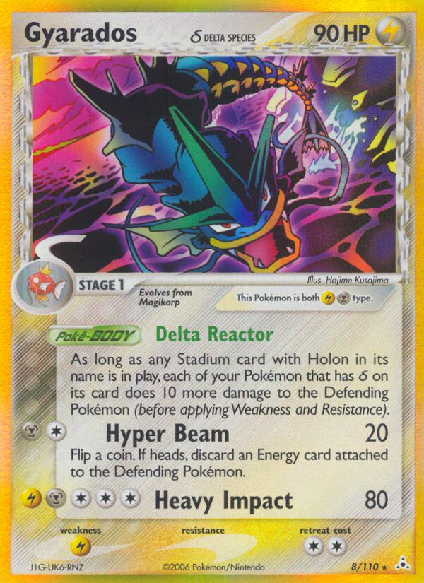 Gyarados (8/110) (Delta Species) [EX: Holon Phantoms] | Jomio and Rueliete's Cards and Comics