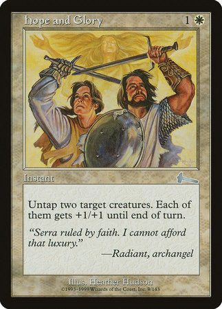 Hope and Glory [Urza's Legacy] | Jomio and Rueliete's Cards and Comics