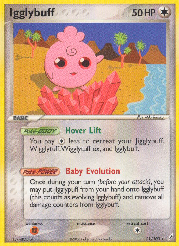 Igglybuff (21/100) [EX: Crystal Guardians] | Jomio and Rueliete's Cards and Comics