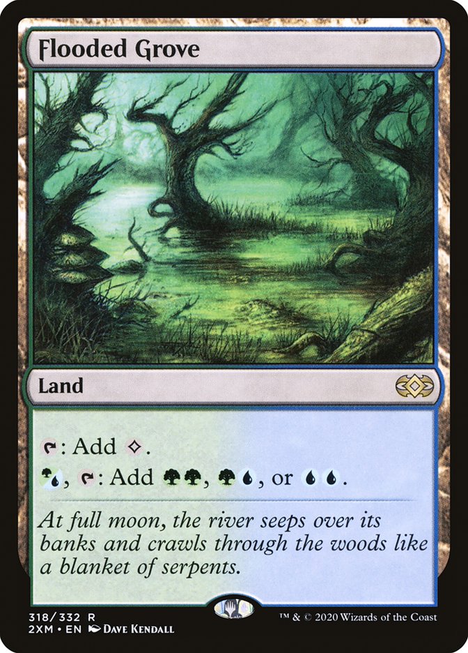 Flooded Grove [Double Masters] | Jomio and Rueliete's Cards and Comics