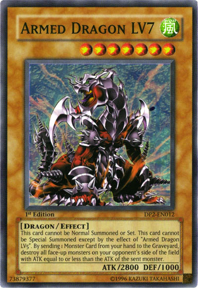Armed Dragon LV7 [DP2-EN012] Super Rare | Jomio and Rueliete's Cards and Comics