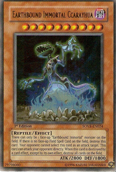 Earthbound Immortal Ccarayhua [SOVR-EN024] Ultra Rare | Jomio and Rueliete's Cards and Comics