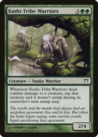 Kashi-Tribe Warriors [Champions of Kamigawa] | Jomio and Rueliete's Cards and Comics