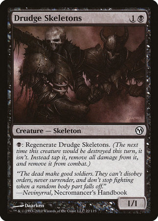 Drudge Skeletons [Duels of the Planeswalkers] | Jomio and Rueliete's Cards and Comics