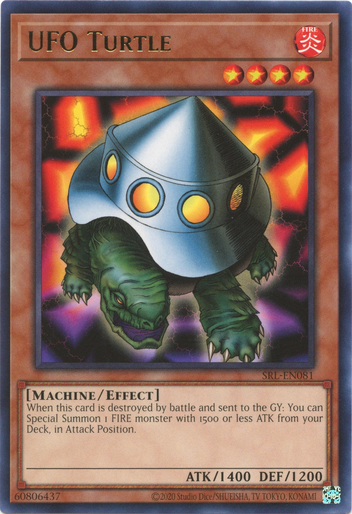 UFO Turtle (25th Anniversary) [SRL-EN081] Rare | Jomio and Rueliete's Cards and Comics
