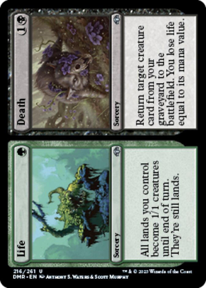 Life // Death [Dominaria Remastered] | Jomio and Rueliete's Cards and Comics