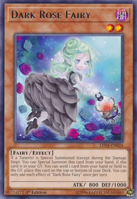 Dark Rose Fairy [LED4-EN024] Rare | Jomio and Rueliete's Cards and Comics