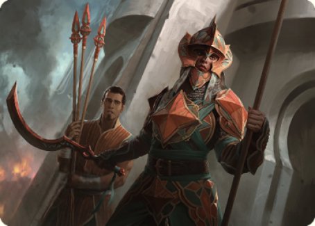 Siege Veteran Art Card [The Brothers' War Art Series] | Jomio and Rueliete's Cards and Comics