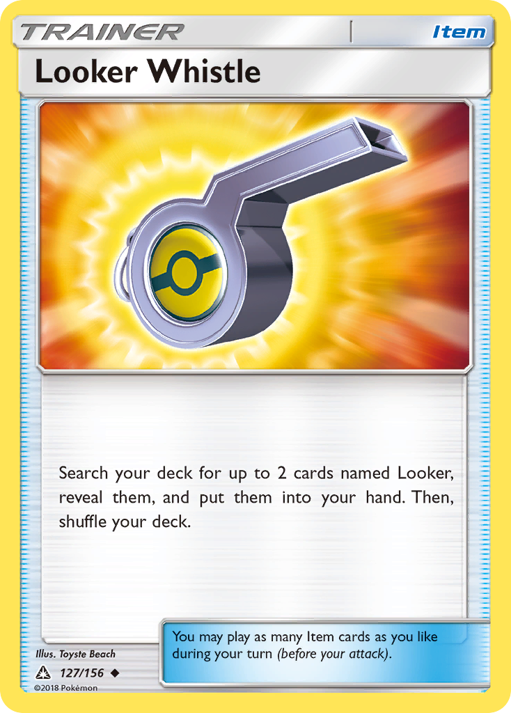 Looker Whistle (127/156) [Sun & Moon: Ultra Prism] | Jomio and Rueliete's Cards and Comics
