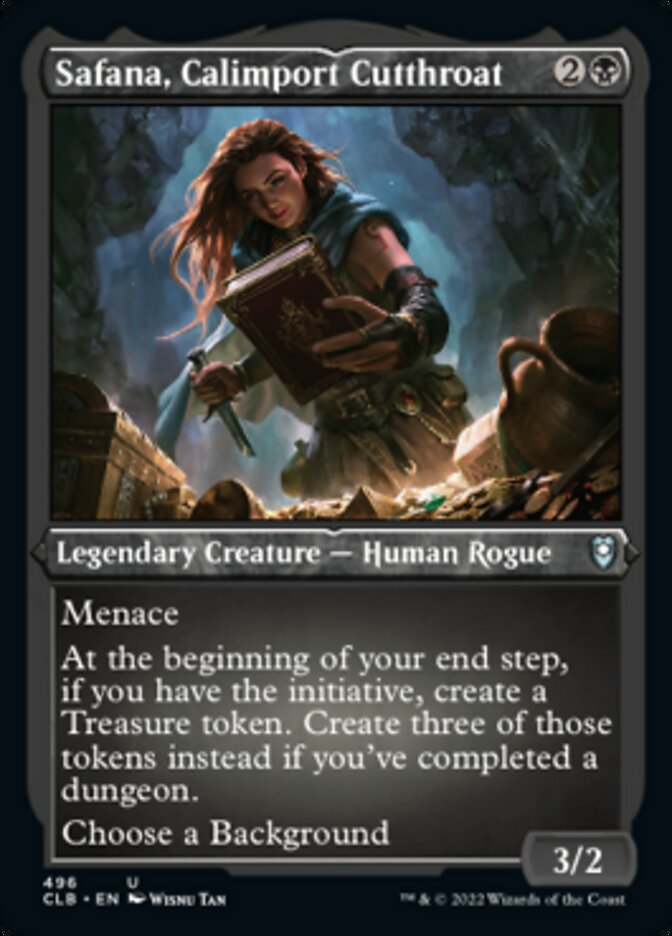 Safana, Calimport Cutthroat (Foil Etched) [Commander Legends: Battle for Baldur's Gate] | Jomio and Rueliete's Cards and Comics