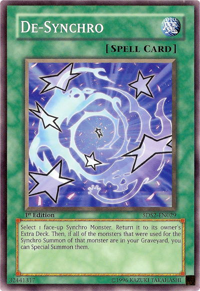 De-Synchro [5DS2-EN029] Common | Jomio and Rueliete's Cards and Comics